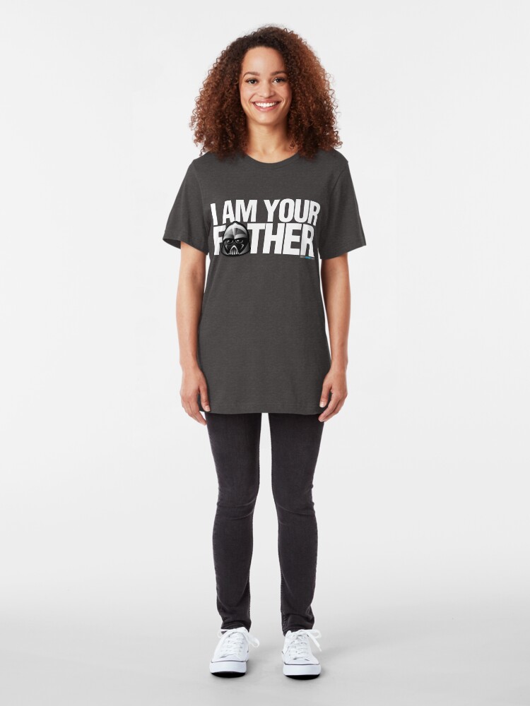 Alternate view of SW - I am your father - Dark Version Slim Fit T-Shirt