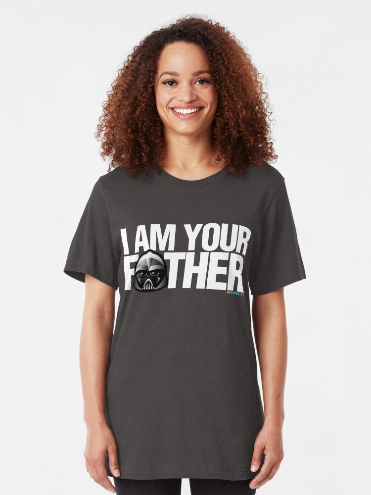 Alternate view of SW - I am your father - Dark Version Slim Fit T-Shirt