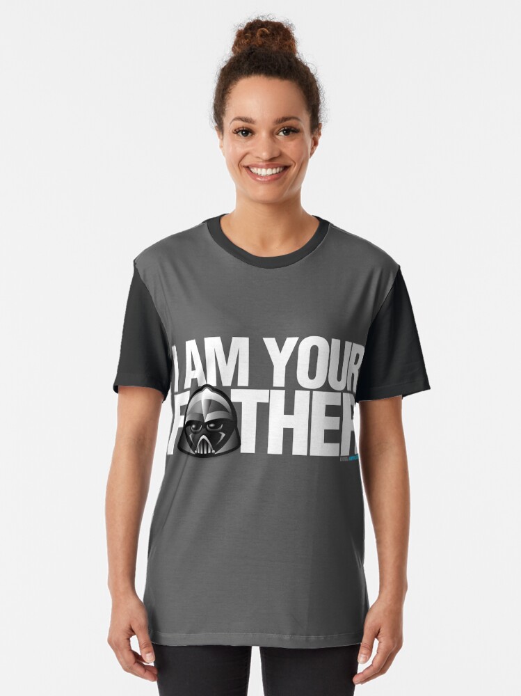 Alternate view of SW - I am your father - Dark Version Graphic T-Shirt