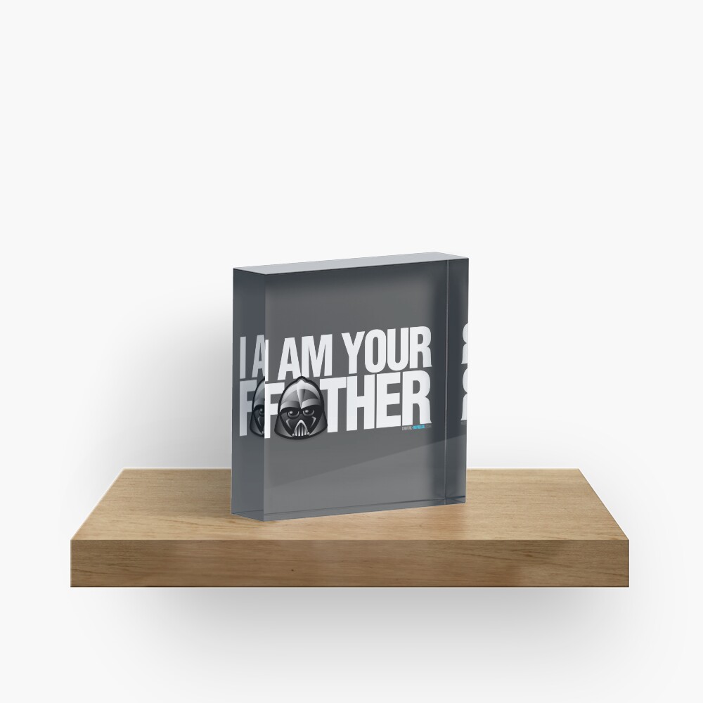SW - I am your father - Dark Version Acrylic Block