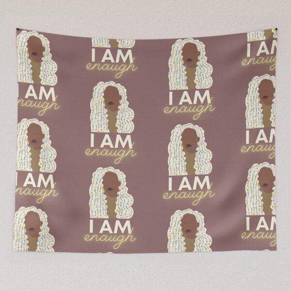 Item preview, I AM ENAUGH | affirmation | spiritual | meditation | mystical | yoga designed and sold by soulupdesign.
