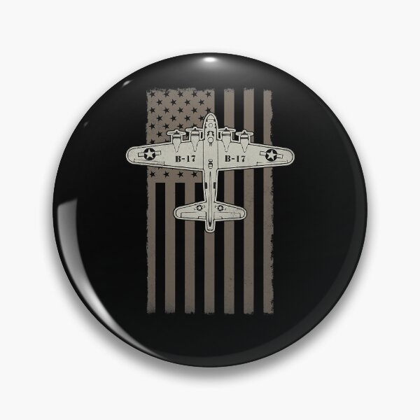 Item preview, B17 Bomber WW2 Plane Aircraft USA Flag Veteran Pilot   designed and sold by DosuIsora.