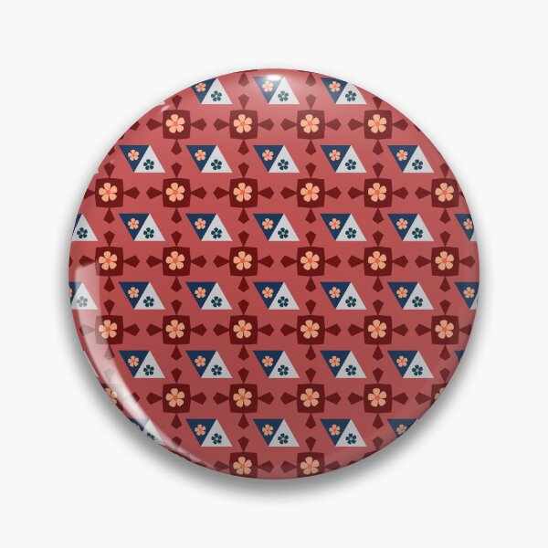 Item preview, Flower Pattern on Dark Red Background designed and sold by ridhiandparidhi.