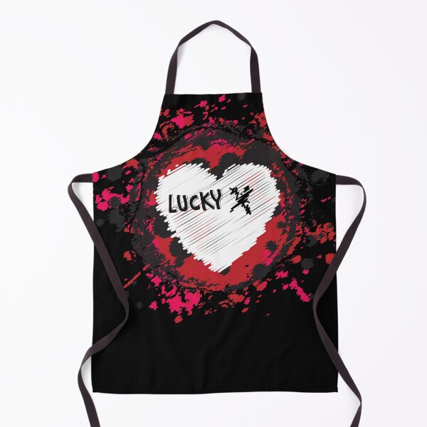 Item preview, Sweet but dark heart with lucky textr on it designed and sold by AEROSPACE-IND.
