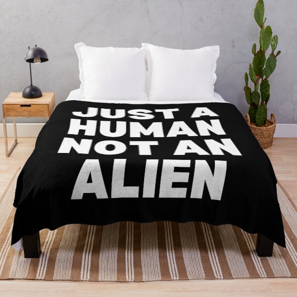 Item preview, just a human not an alien at all black designed and sold by Chaos-Touch.