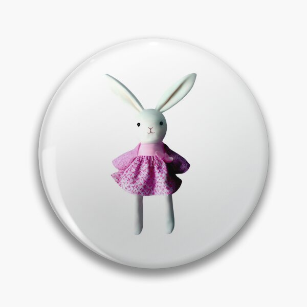Item preview, Bunny doll in pink dress designed and sold by Gala-life1.