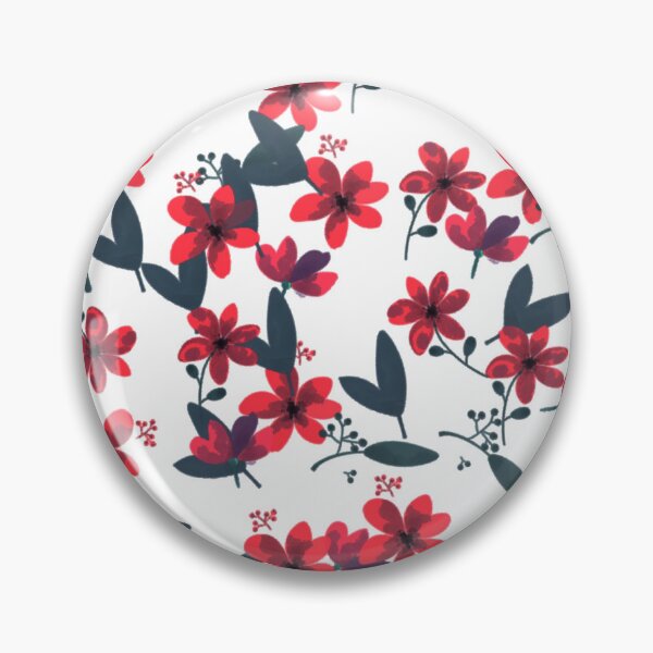 Item preview, spiral notebook flower, red background pattern chess designed and sold by Prapan.