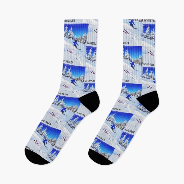Item preview, Whistler ski mountains retro vintage skiing 90's designed and sold by Captain-Jackson.