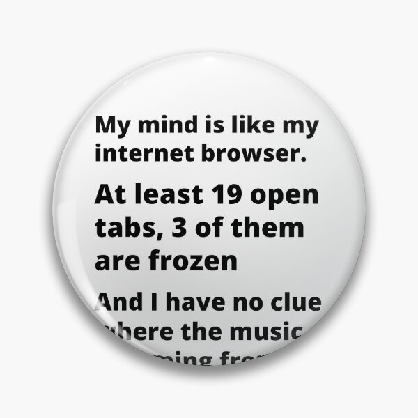 Item preview, ADHD Joke designed and sold by BuraxisQuotes.