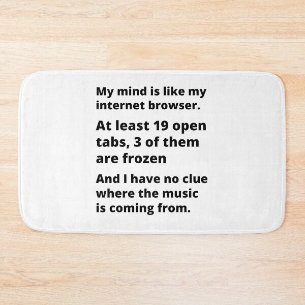 Item preview, ADHD Joke designed and sold by BuraxisQuotes.