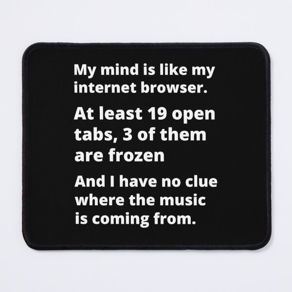 Item preview, ADHD Quote designed and sold by BuraxisQuotes.