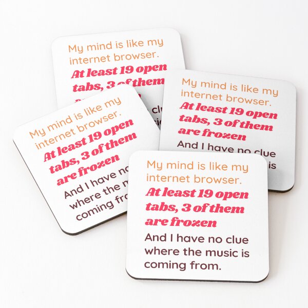 Item preview, ADHD Joke designed and sold by BuraxisQuotes.
