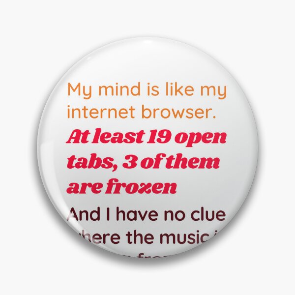 Item preview, ADHD Joke designed and sold by BuraxisQuotes.