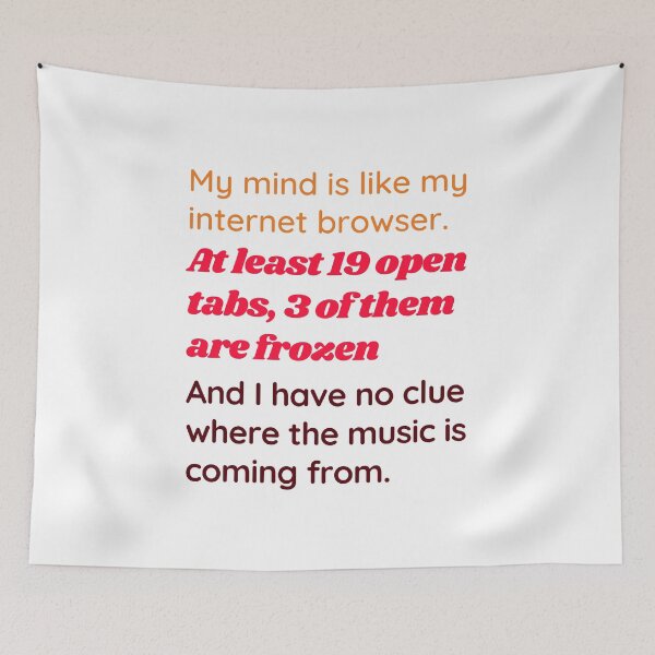 Item preview, ADHD Joke designed and sold by BuraxisQuotes.