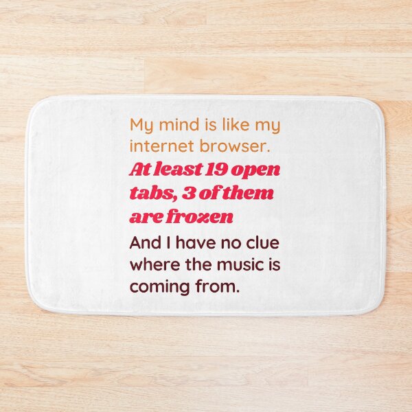 Item preview, ADHD Joke designed and sold by BuraxisQuotes.
