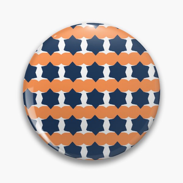 Item preview, Space Cadet and Royal Orange Pattern designed and sold by ridhiandparidhi.