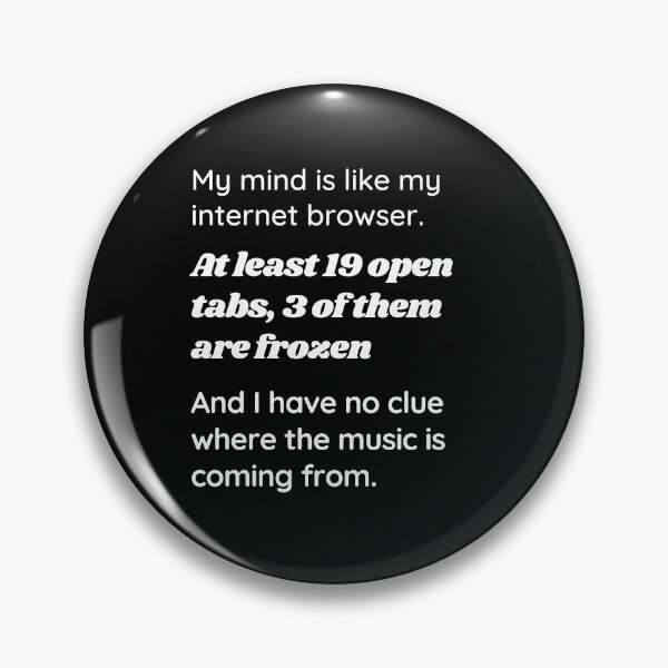 Item preview, ADHD Quote designed and sold by BuraxisQuotes.