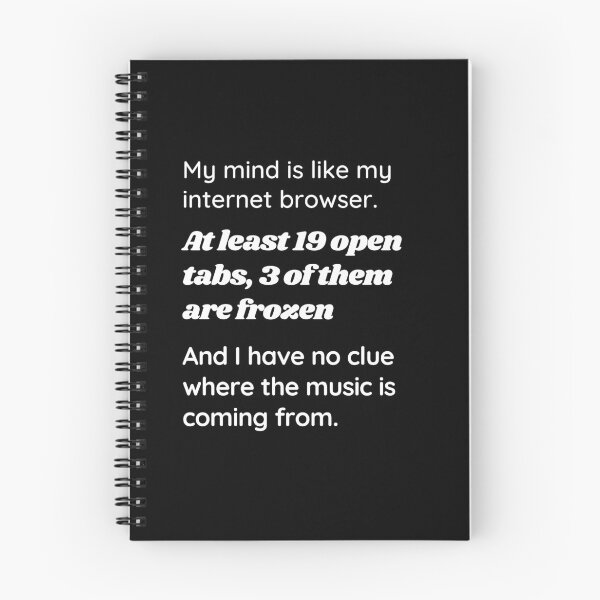 Item preview, ADHD Quote designed and sold by BuraxisQuotes.