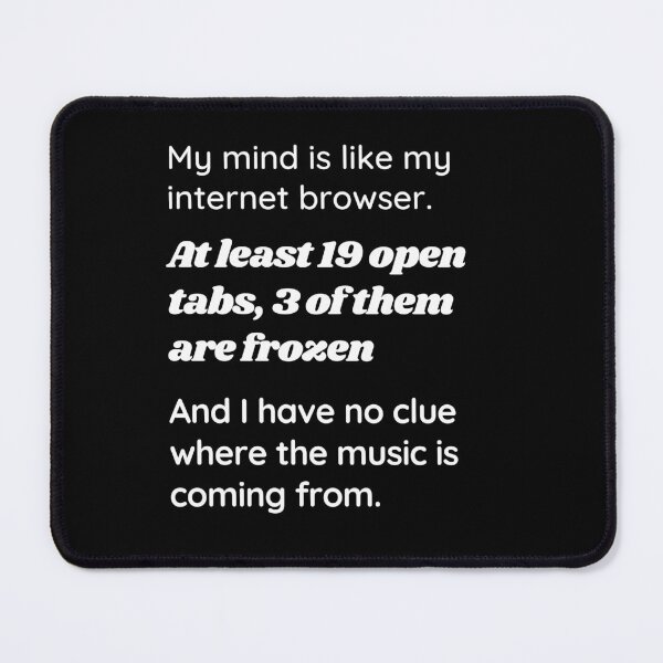 Item preview, ADHD Quote designed and sold by BuraxisQuotes.