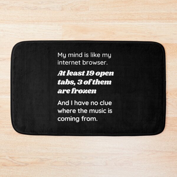 Item preview, ADHD Quote designed and sold by BuraxisQuotes.