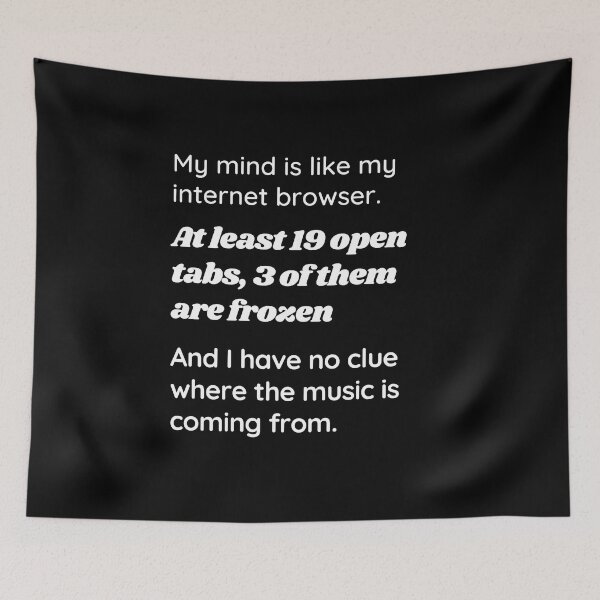 Item preview, ADHD Quote designed and sold by BuraxisQuotes.