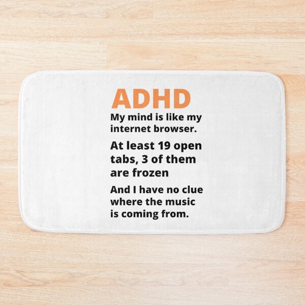 Item preview, ADHD Joke designed and sold by BuraxisQuotes.