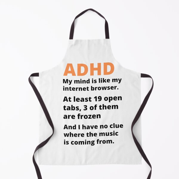 Item preview, ADHD Joke designed and sold by BuraxisQuotes.