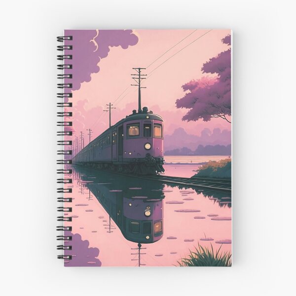 Item preview, Retro Anime Style Old Japanese Train designed and sold by KaPrints.