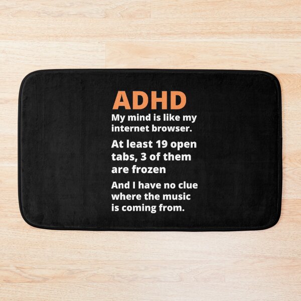 Item preview, ADHD Joke designed and sold by BuraxisQuotes.