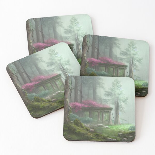Item preview, Lost Forest Temple 2 - Throw Pillows and Prints.  designed and sold by ScatterHub.