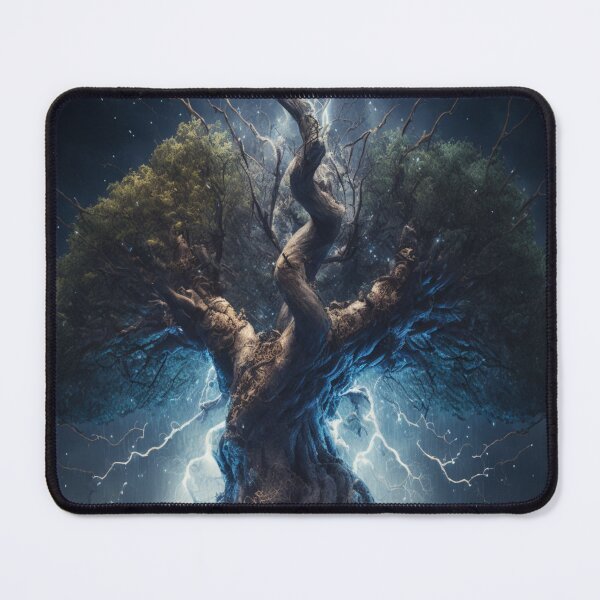 Item preview, Concept Art-Lightning Strikes Yggdrasil designed and sold by letsgetinspired.