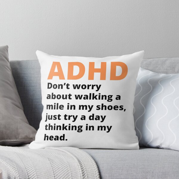 Item preview, ADHD Joke designed and sold by BuraxisQuotes.