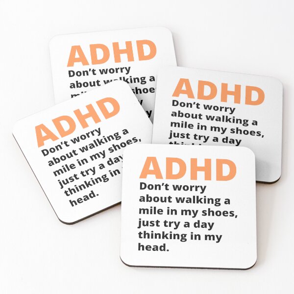 Item preview, ADHD Joke designed and sold by BuraxisQuotes.