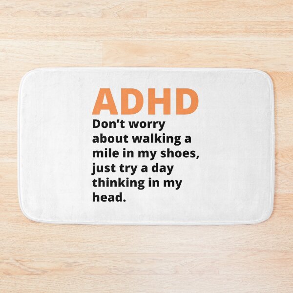 Item preview, ADHD Joke designed and sold by BuraxisQuotes.