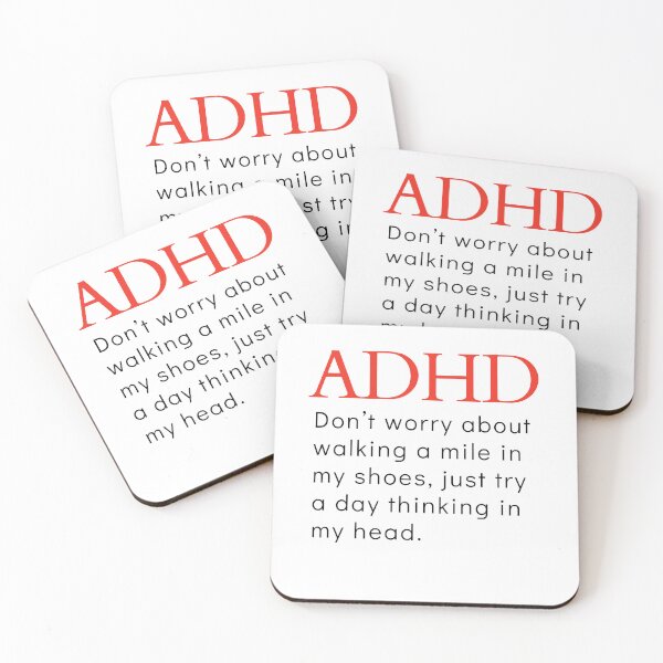 Item preview, ADHD Joke designed and sold by BuraxisQuotes.