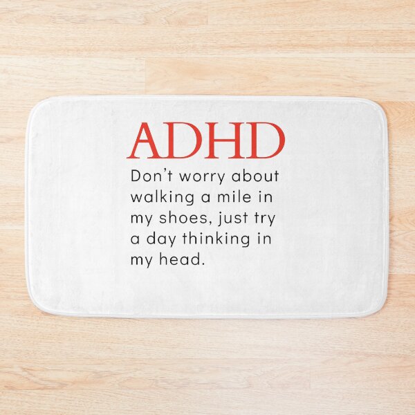 Item preview, ADHD Joke designed and sold by BuraxisQuotes.