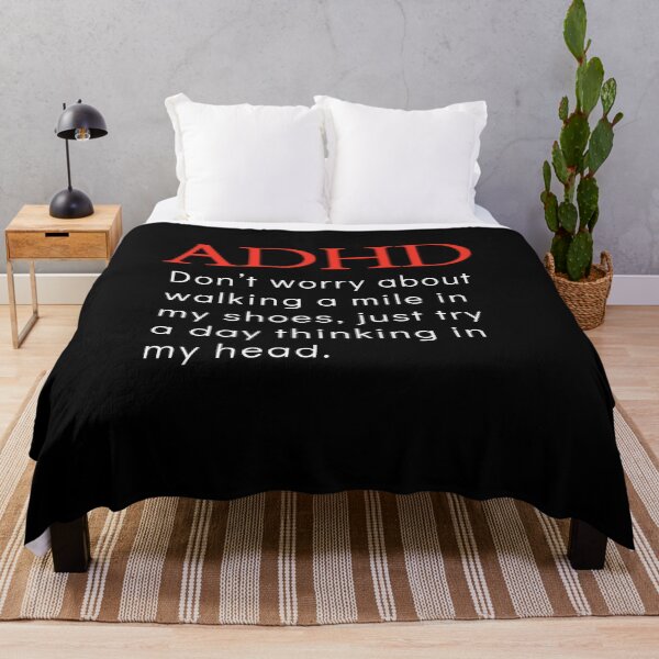 Item preview, ADHD Joke designed and sold by BuraxisQuotes.
