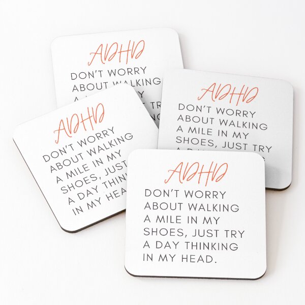 Item preview, ADHD Quote designed and sold by BuraxisQuotes.