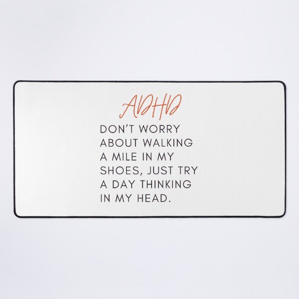 Item preview, ADHD Quote designed and sold by BuraxisQuotes.