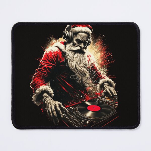 Item preview, DJ SANTA Midjourney AI Artwork designed and sold by davidjulie.