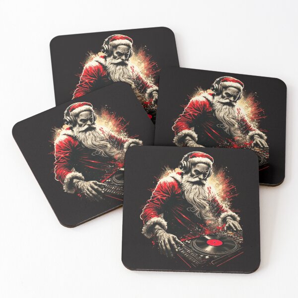 Item preview, DJ SANTA Midjourney AI Artwork designed and sold by davidjulie.