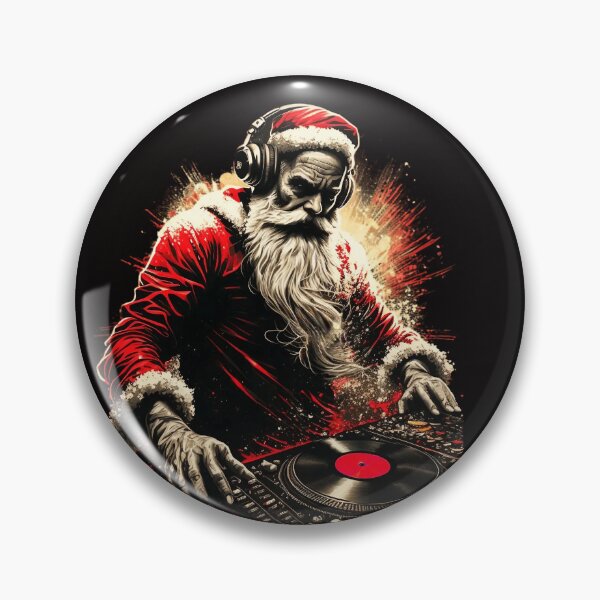 Item preview, DJ SANTA Midjourney AI Artwork designed and sold by davidjulie.