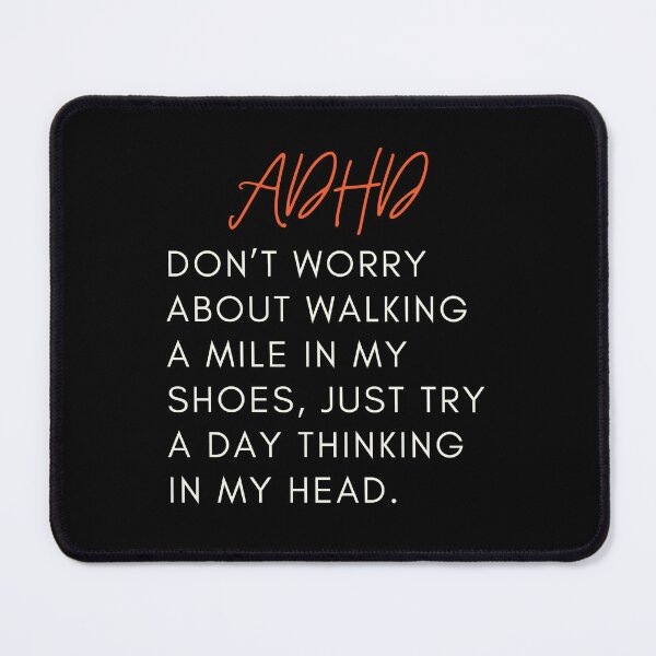 Item preview, ADHD Joke designed and sold by BuraxisQuotes.