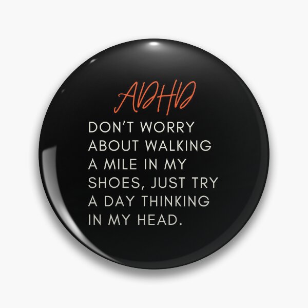 Item preview, ADHD Joke designed and sold by BuraxisQuotes.