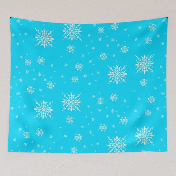 Item preview, White Snow flake pattern designed and sold by Xatutik.art.
