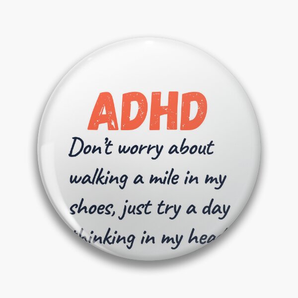 Item preview, ADHD Joke designed and sold by BuraxisQuotes.