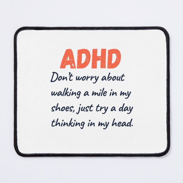 Item preview, ADHD Joke designed and sold by BuraxisQuotes.