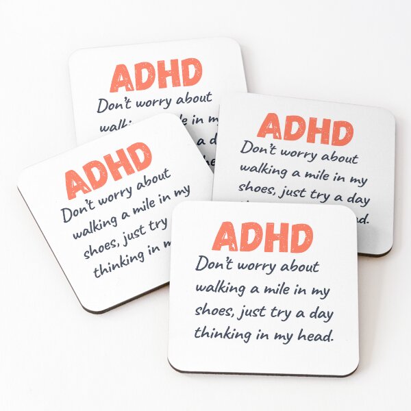 Item preview, ADHD Joke designed and sold by BuraxisQuotes.