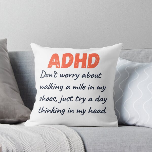Item preview, ADHD Joke designed and sold by BuraxisQuotes.