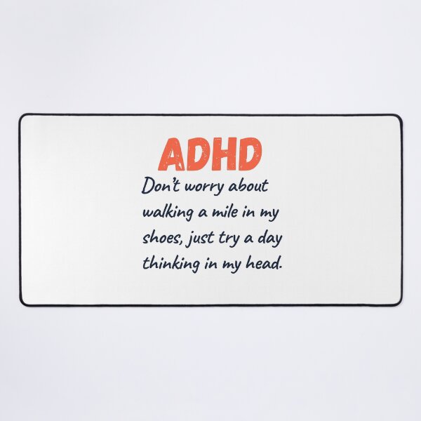 Item preview, ADHD Joke designed and sold by BuraxisQuotes.